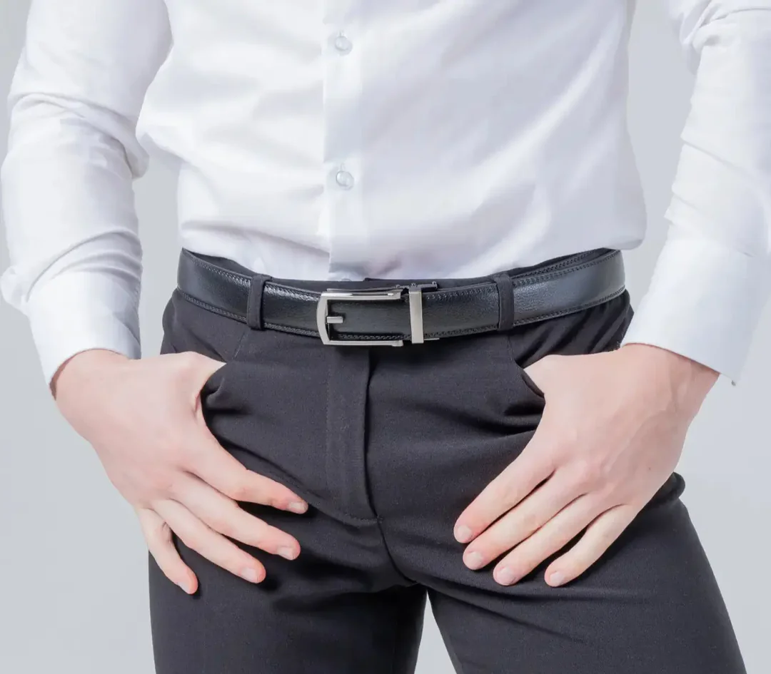 Ratchet Leather Belt