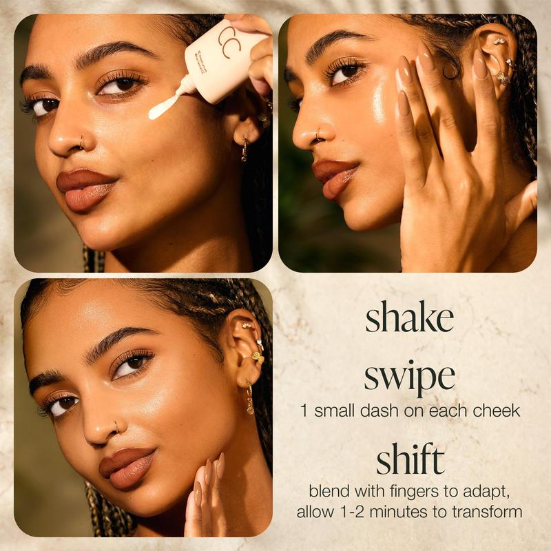 Summer Skin Set, CC Serum and SPF 30 Setting Powder