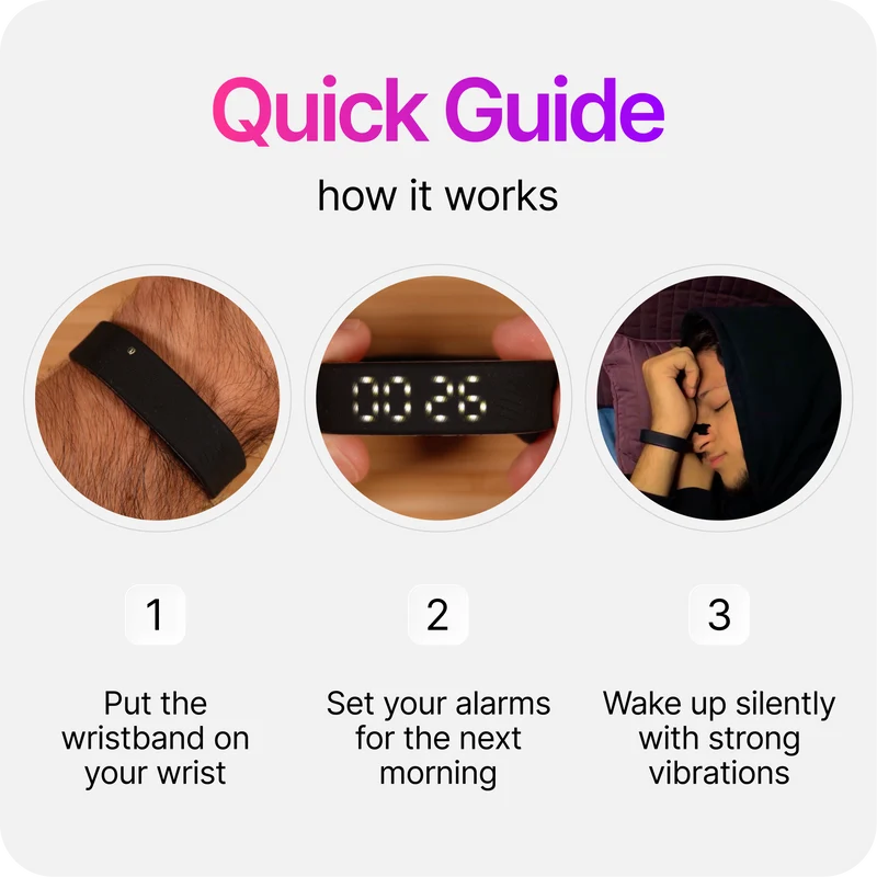 Silent Vibration Alarm Band
