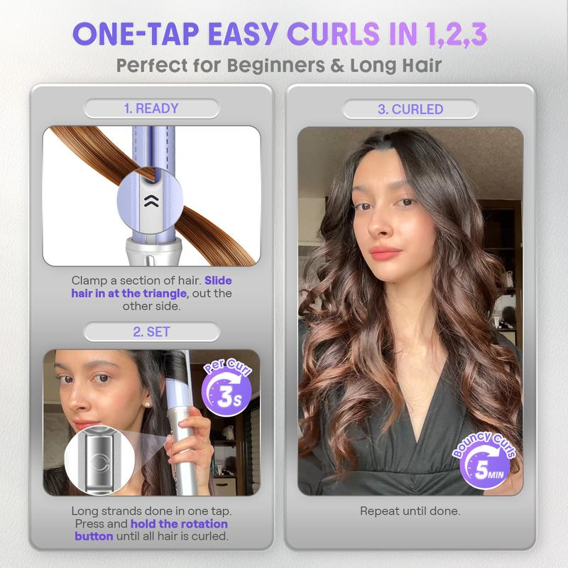 Auto-Rotating Curling Styler