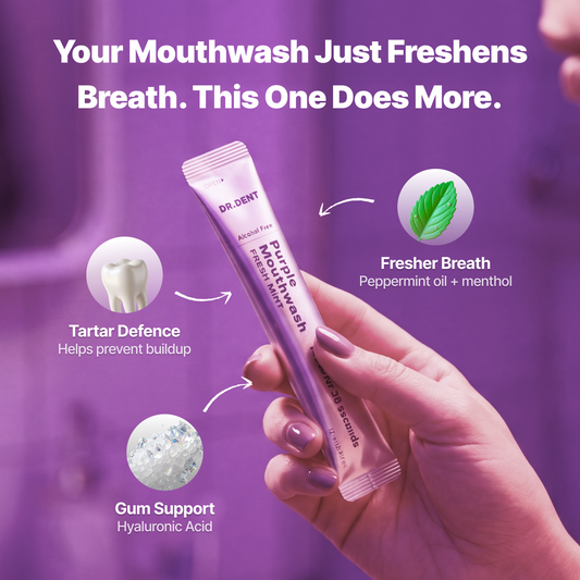 Purple Color-Correcting Mouthwash
