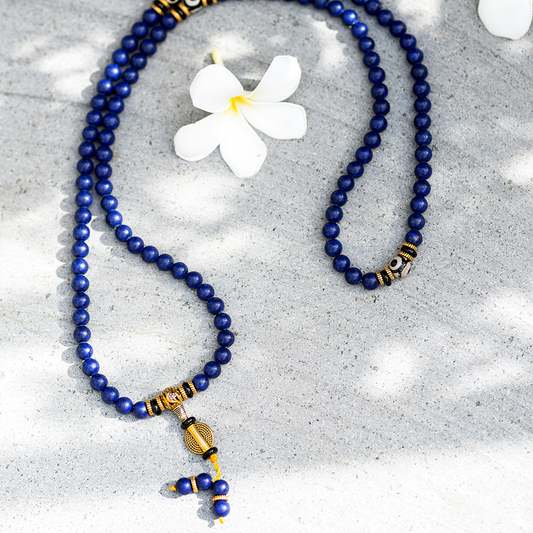Lapis Lazuli Mala Necklace