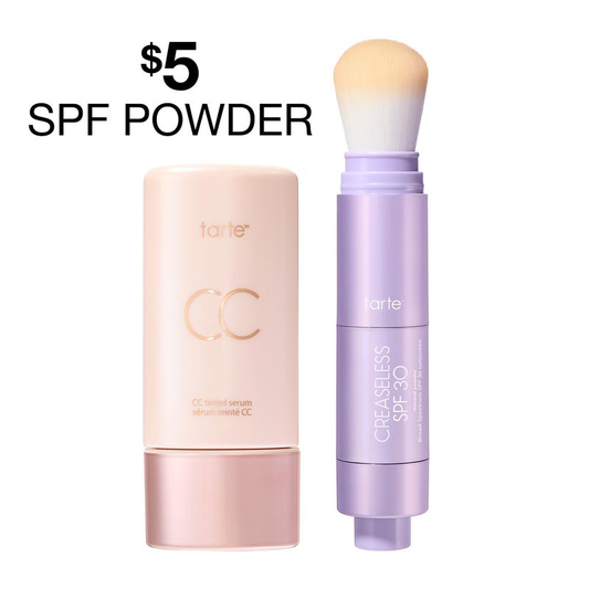 Summer Skin Set, CC Serum and SPF 30 Setting Powder