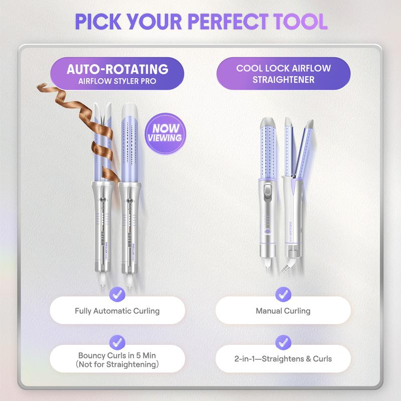 Auto-Rotating Curling Styler